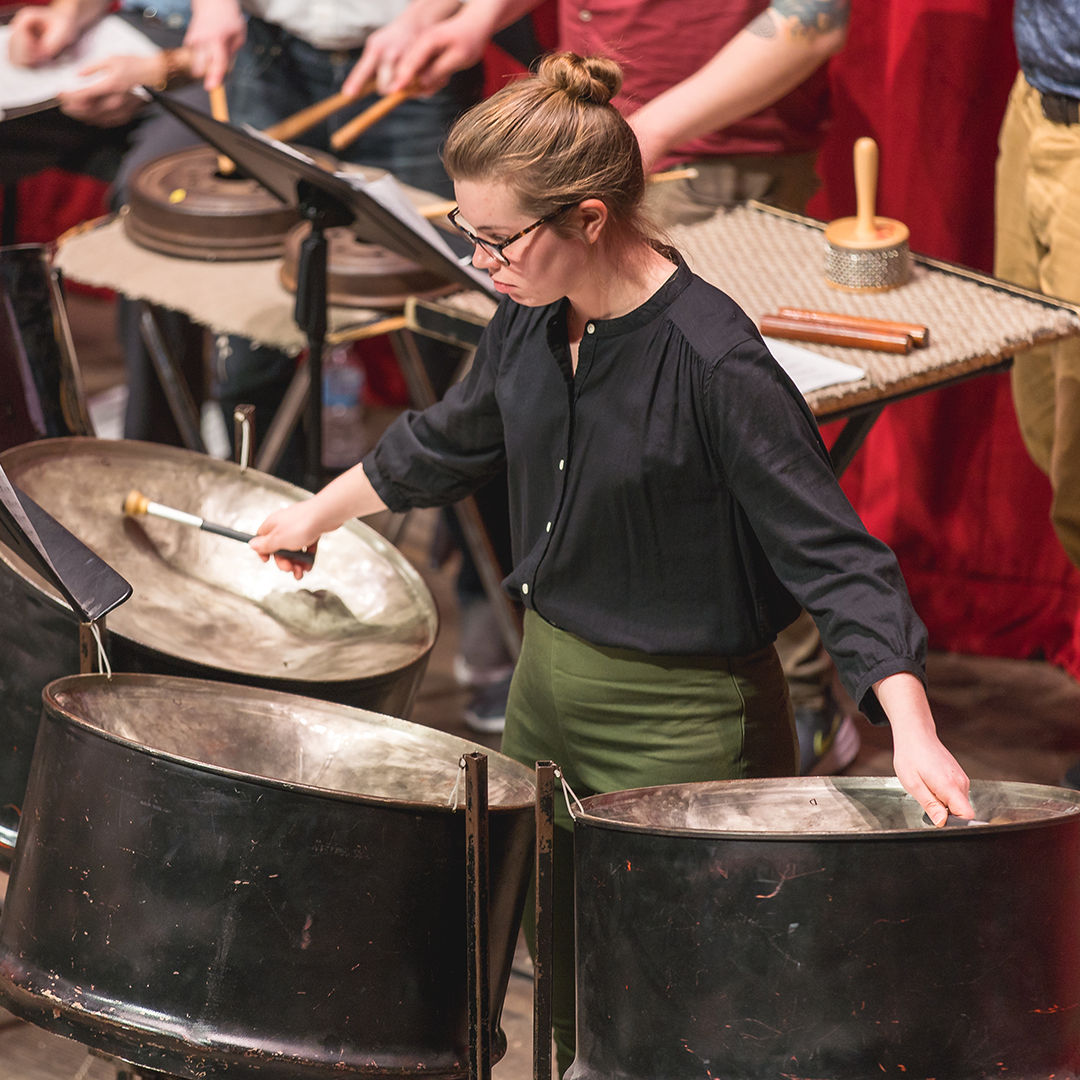 CCM's annual Moveable Feast, steel drum performance
