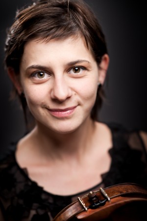 A portrait of Alexandra Kazovsky.